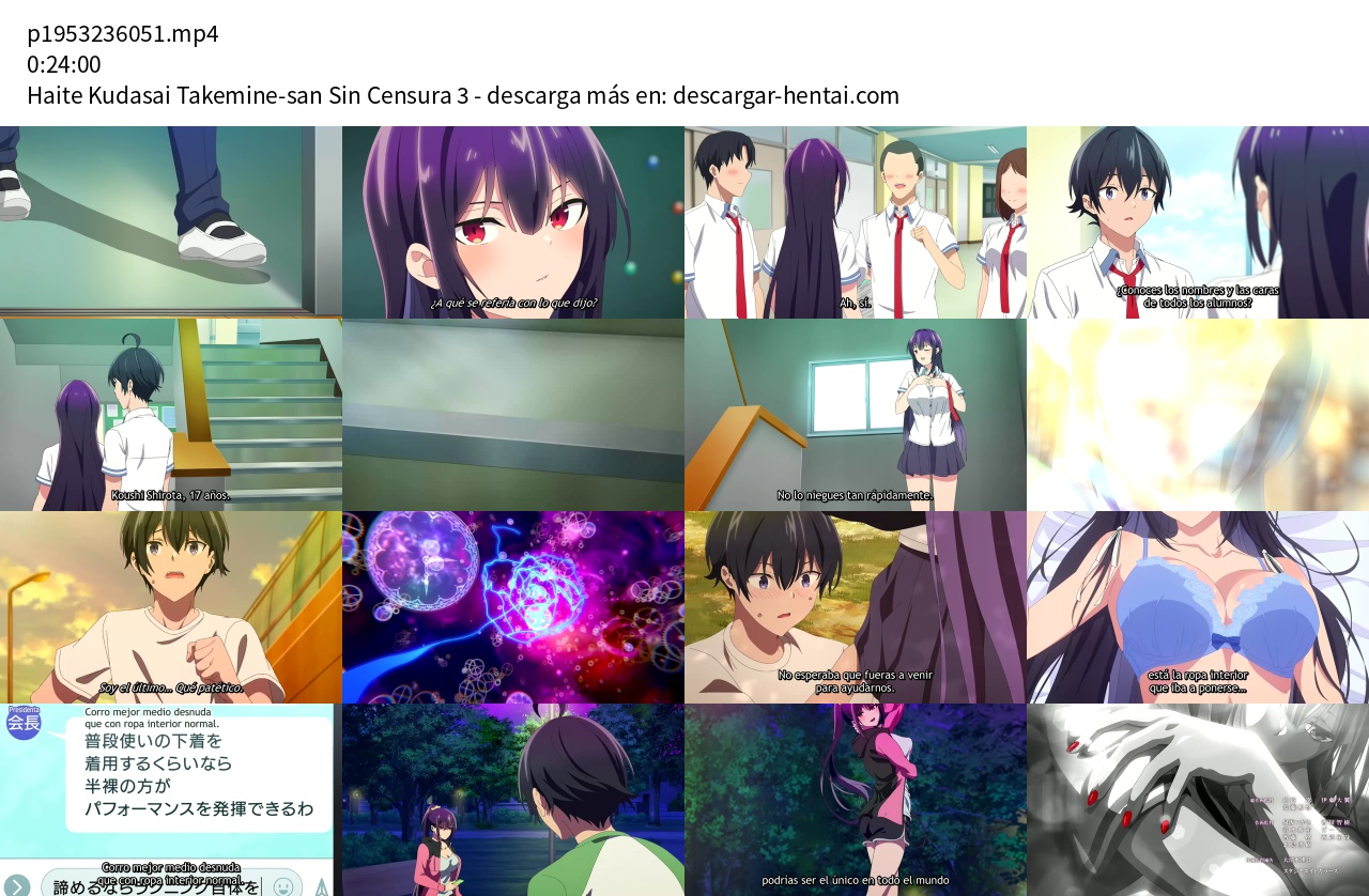 Haite Kudasai Takemine-san Sin Censura Episodio 3