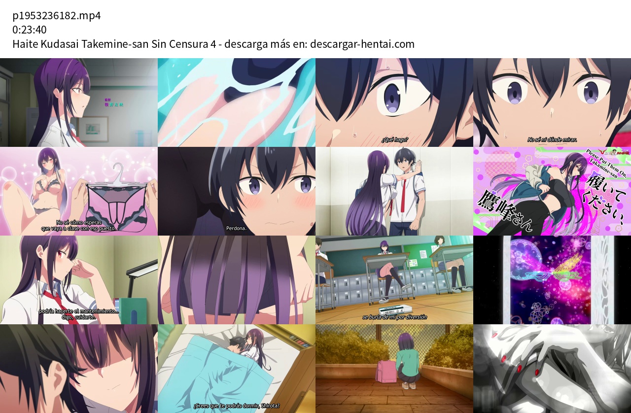 Haite Kudasai Takemine-san Sin Censura Episodio 4